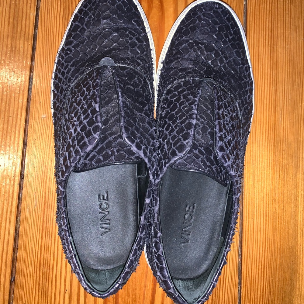 Vince Nelson Python-Embossed Slip On Sneaker - image 6